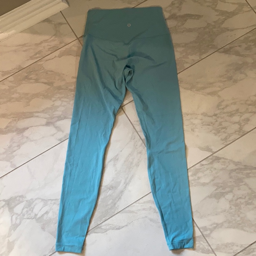 brand new lululemon teal leggings